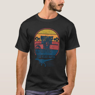 Afstand Raptor Over Tijd Raptor Is Gelijk Aan Velo T-shirt