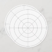 Afstand tabelblad van effectraster - kaart (Voorkant / Achterkant)