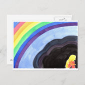 Afstand van het lichte Briefkaart (Voorkant / Achterkant)