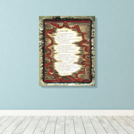 Afstandslicht Canvas Afdruk (Insitu (Houten vloer))