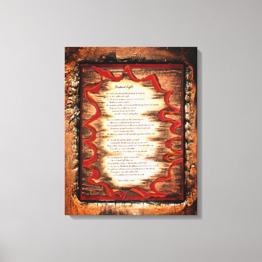 Afstandslicht Canvas Afdruk (Voorkant)