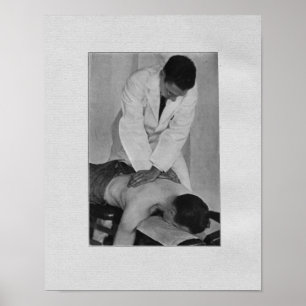 afstelling van de wervelkolom poster