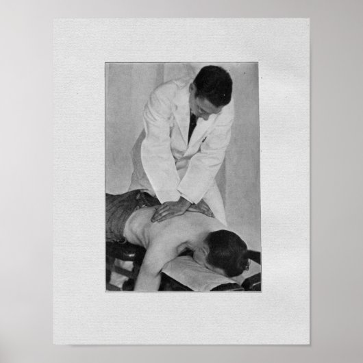 afstelling van de wervelkolom poster (Voorkant)