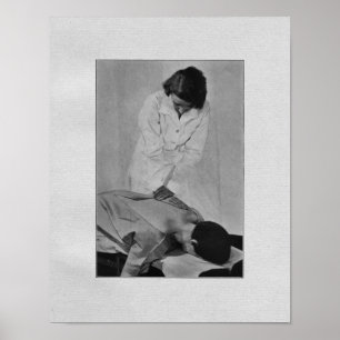 afstelling van de wervelkolom poster