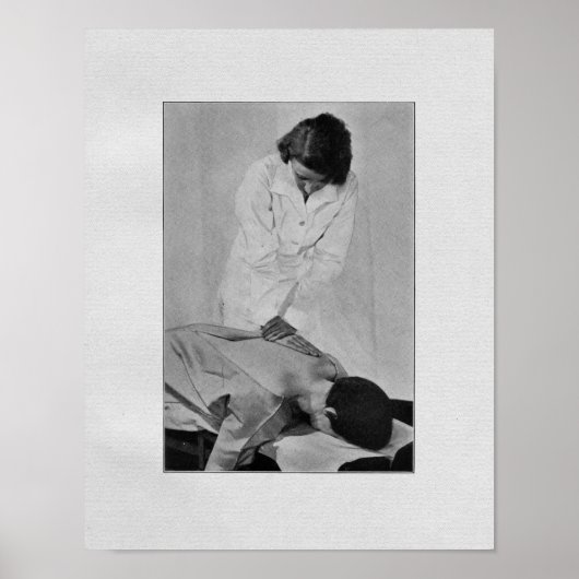 afstelling van de wervelkolom poster (Voorkant)