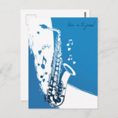 Afstemmen op Jazz Briefkaart (Voorkant / Achterkant)