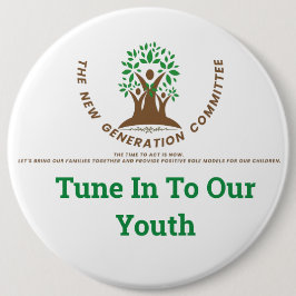 Afstemmen op onze jeugd / Button pin
