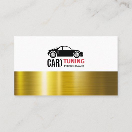 Afstemming auto's | Automatisch winkelen Visitekaartje (Achterkant)