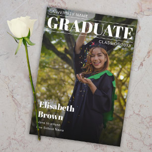 Afstudeer Aankondiging Tijdschrift Cover Foto