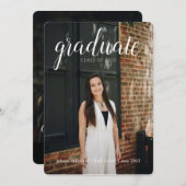 Afstudeeraankondiging Kaart (Voorkant / Achterkant)