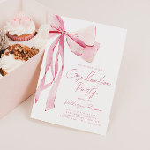 Afstudeerceremonie met Roze Lint Kaart