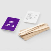 Afstudeerceremonie Schema Gastprogramma - Handwaaier (Niet-gemonteerd)