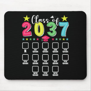 Afstudeerchecklist van 2037 Kleuterschool 12e leer Muismat