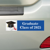 Afstudeerder Bumpersticker (Op auto)