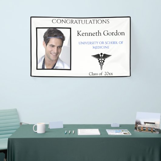 Afstudeerder Caduceus Black White Spandoek (Beurs)