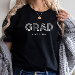 Afstudeerder Cool Disco Style Tekst voor de Afst T-shirt