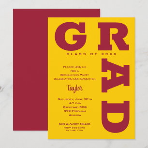 AFSTUDEERDER Crimson over Gold Afstuderen Kaart
