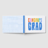 Afstudeerder Cute Colorful Afstuderen Gastenboek (Volledig)