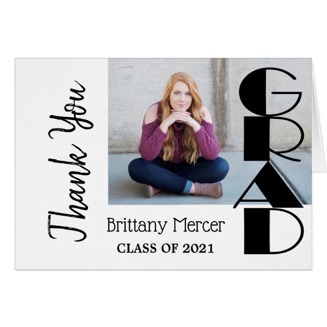 Afstudeerder DIY Foto - Hartelijk dank (Voorkant Horizontaal)