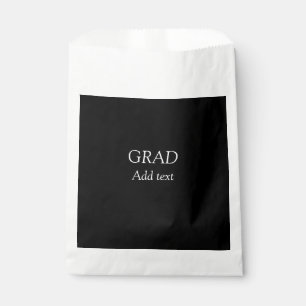 Afstudeerder eenvoudige minimalistische afstuderen bedankzakje