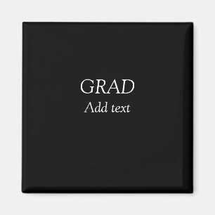 Afstudeerder eenvoudige minimalistische afstuderen magneet