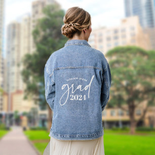 Afstudeerder gepersonaliseerd Afstuderen Denim Jacket