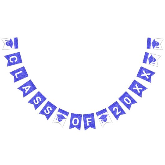 Afstudeerder Glam Navy Pet Simple Class of Plus Ye Vlaggetjes (Alle)