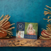 Afstudeerder Initiaal EDITABLE KLEUR Afstuderen Pl Fotoplaat (Zijkant)