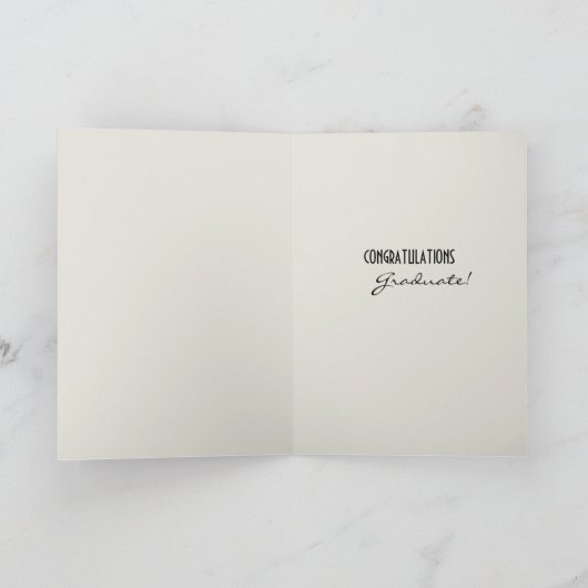 AFSTUDEERDER Inspirivity Modern Fun Afstuderen Kaa Kaart (Binnen)