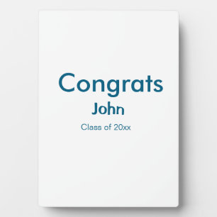 afstudeerder jongen voegt naam toe bevat datumteks fotoplaat