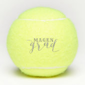 Afstudeerder Modern Script Typografie Tennisballen (Voorkant)
