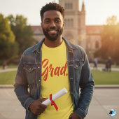 Afstudeerder Modern Trendy Afstuderen Gepersonalis T-shirt