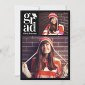 AFSTUDEERDER Multi Fotocollage Afstuderen Aankondiging (Voorkant)