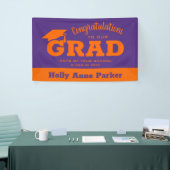 Afstudeerder Oranje voor Paars Spandoek (Beurs)