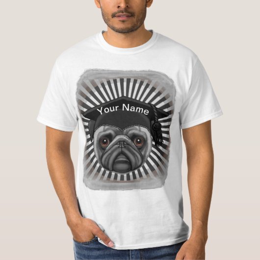 Afstudeerder overhemd t-shirt (Voorkant)