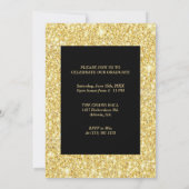 Afstudeerder Party 2023 Gold Senior High School Af Kaart (Achterkant)