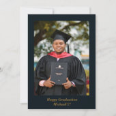 Afstudeerder Pet en Afstuderen boeken Aankondiging (Voorkant)