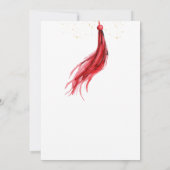 Afstudeerder Pet Graduation Party Invitation Kaart (Achterkant)