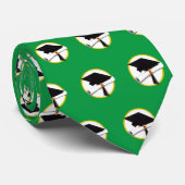 Afstudeerder Pet w/Diploma School Kleuren Afstuder Stropdas (Opgerold)