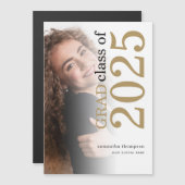 Afstudeerder Photo Gold Black 2025 Afstuderen aank (Voorkant / Achterkant)