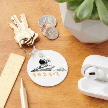 afstudeerder sleutelhanger van de astronaut 2025