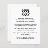 Afstudeerder Star Class van het Afstuderen 2025 (Voorkant / Achterkant)