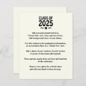 Afstudeerder Star Class van het Afstuderen 2025 (Voorkant / Achterkant)