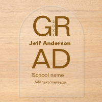 Afstudeerder Typografie Modern afstuderen Simple M