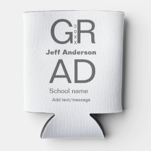 Afstudeerder Typografie Modern afstuderen Simple M Blikjeskoeler