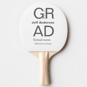 Afstudeerder Typografie Modern afstuderen Simple M Tafeltennisbatje