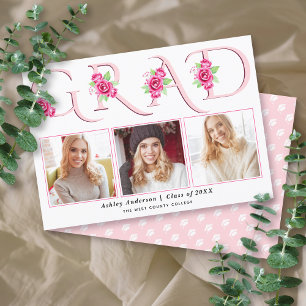 AFSTUDEERDER typografie roze rozen bloemenfoto afs Aankondiging