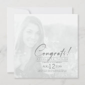 Afstudeerder Uitloop Fotogradiënt Blush ID898 Kaart (Achterkant)