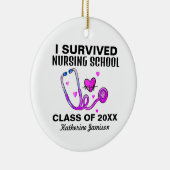 Afstudeerder van de verpleegschool keramisch ornament (Rechts)