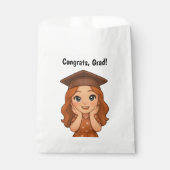Afstudeerder van graten bedankzakje (Voorkant)